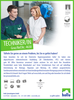 techniker/in - hollu Systemhygiene GmbH