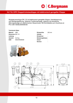 HL710.2 EPC Doppelr&uuml;ckstauklappe mit elektronisch - C