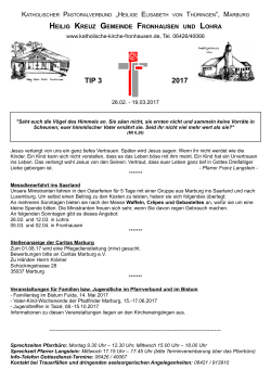 TIP_2017_03 ab 26.2.2017 - Katholische Kirche Fronhausen