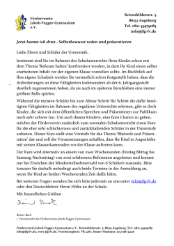 Jetzt komm ich dran - Selbstbewusst reden und pr&auml;sentieren Liebe