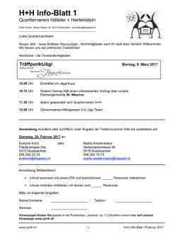 H+H Info-Blatt 1 - H+H