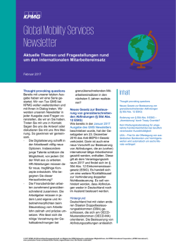 GMS Newsletter Februar 2017