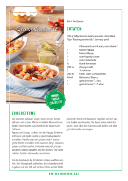 Garnelensalat - Markthalle Krefeld