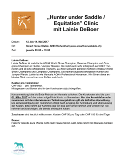 Hunter Kurs mit Lainie DeBoer