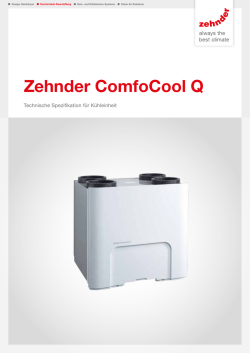 Zehnder ComfoCool Q