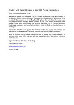 INFO hier - HSG Plesse