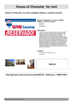 House of Character for rent