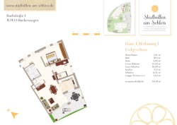 Grundriss  - Stadtvillen am Schloss