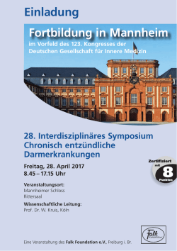 Programm  - Dr. Falk Pharma GmbH