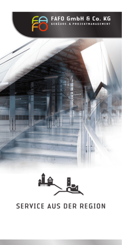 Infoflyer - FAFO Weinheim
