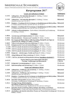 imkerschule schwaben
