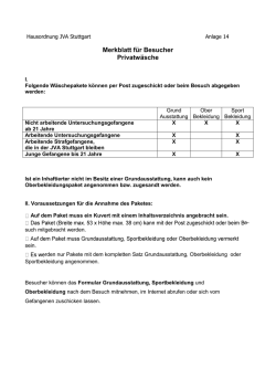 Merkblatt Privatw&auml;sche