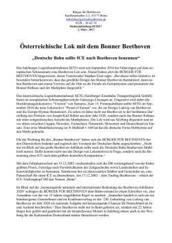 Österreichische Lok mit dem Bonner Beethoven