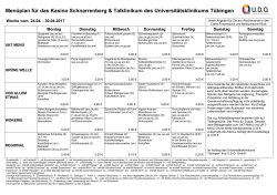 Sales Plan Report - Universitätsklinikum Tübingen