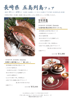フェアチラシ