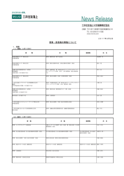 理事・部長職の異動について