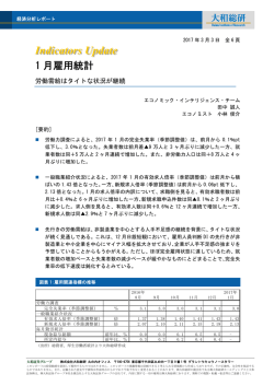 1 月雇用統計