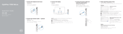 Dell OptiPlex 7050 Micro Quick Start Guide