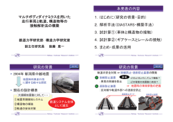 本発表の内容 1．はじめに（研究の背景・目的） はじめに（研究の背景