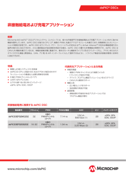 dsPIC&reg; DSC非接触給電および充電アプリケーション