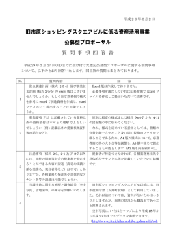 質問事項回答書（PDF：250KB）
