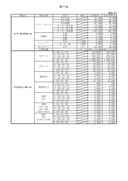 ホール（PDF：73KB）