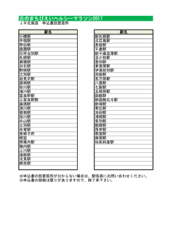丘のまちびえいヘルシーマラソン2017