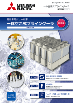 一体空冷式ブラインクーラ