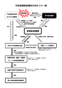 誤接種時の対応フロー（PDF：92KB）