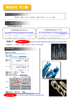 株式会社 不二越