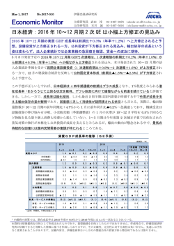 Economic Monitor