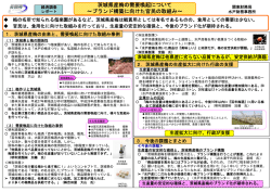 茨城県産梅の需要喚起について ～ブランド構築に向けた