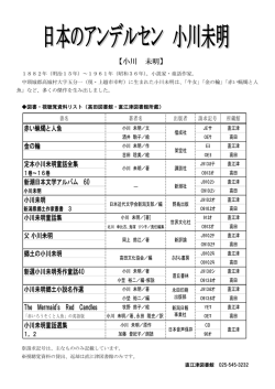 赤い蝋燭と人魚 金の輪 定本小川未明童話全集 新潮日本文学アルバム