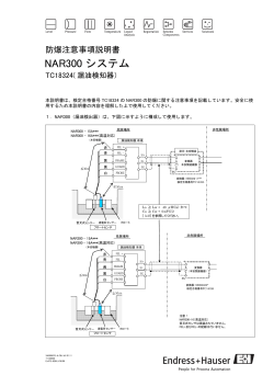 NAR300 システム - Endress+Hauser Portal