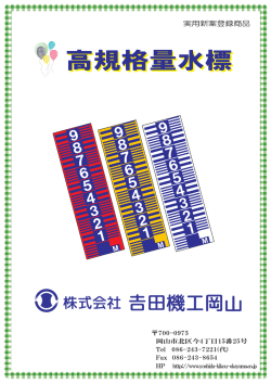 高規格量水標 - 「ライン施工機（簡易）OG