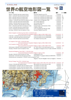 世界の航空地形図一覧
