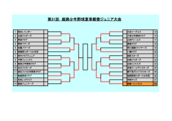 第31回 姫路少年野球夏季親善ジュニア大会