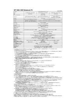 HP 1000-1400 Notebook PC