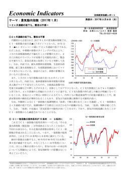 Economic Indicators 定例経済指標レポート