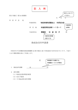 記 入 例