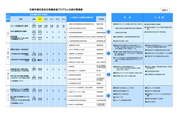 資料4 石巻市被災者自立再建促進プログラムの進行管理表