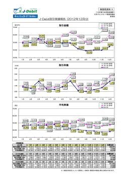 J-Debit取引実績報告 (2012年12月分)