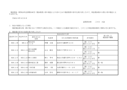平成29年3月6日 滋賀県知事 三日月 大造 1 処分の原因となった事実