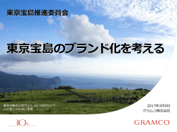 山田敦郎委員提出資料「東京宝島のブランド化を考える」
