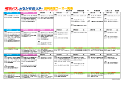 出発決定コース一覧（2017/3/6）（559KB）