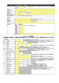資料3 バリアフリーマップ調査表