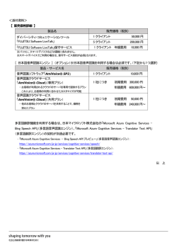 販売価格詳細 - Fujitsu