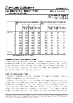 Economic Indicators_ 定例経済指標レポート