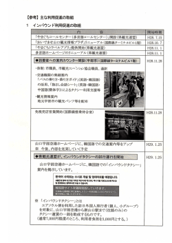 主な利用促進の取組1