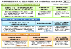 資料1-1 国家戦略特別区域法及び構造改革特別区域法の一部を改正